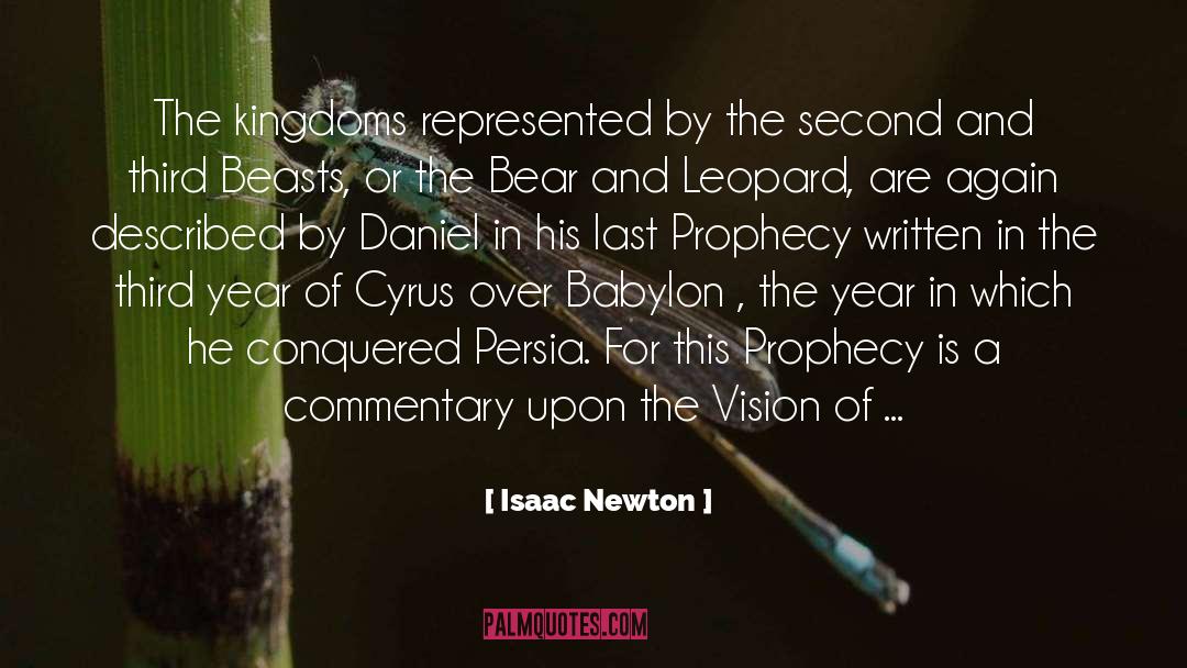 Prophecy quotes by Isaac Newton