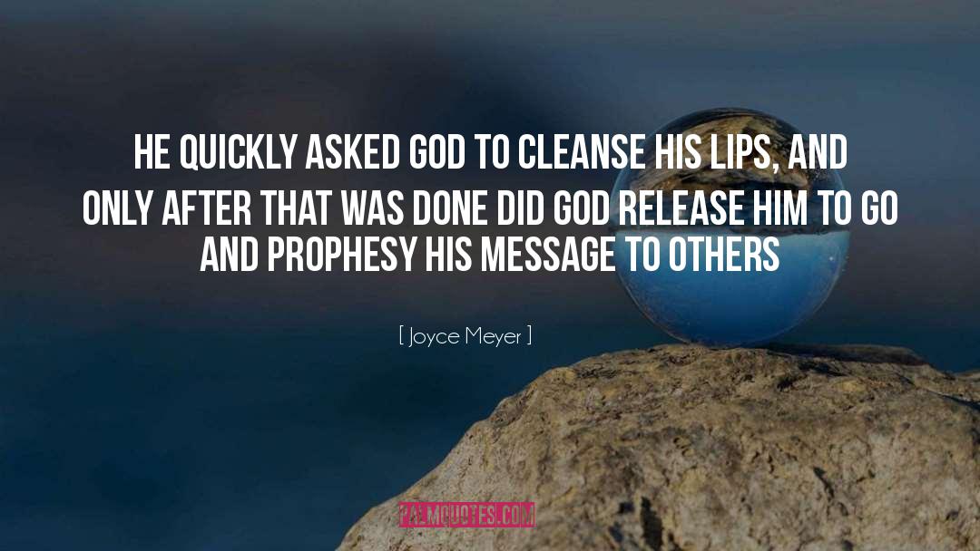 Prophesy quotes by Joyce Meyer
