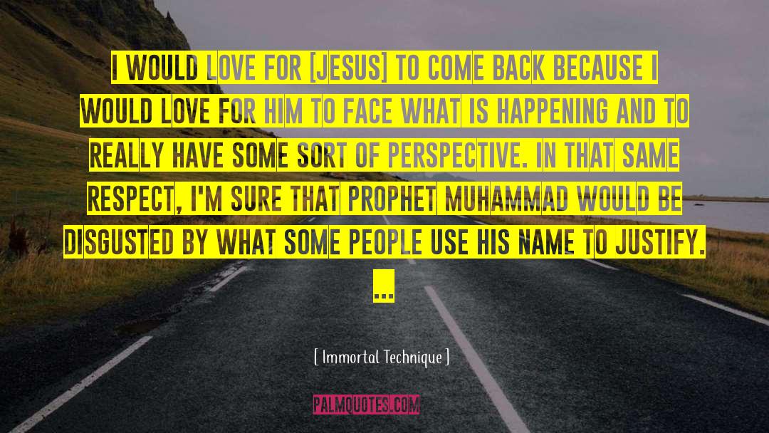 Prophet Muhammad quotes by Immortal Technique