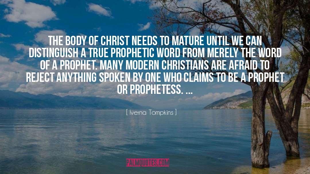 Prophetess quotes by Iverna Tompkins