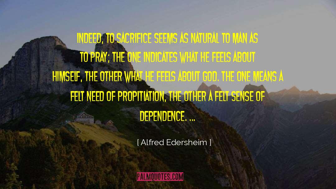 Propitiation quotes by Alfred Edersheim