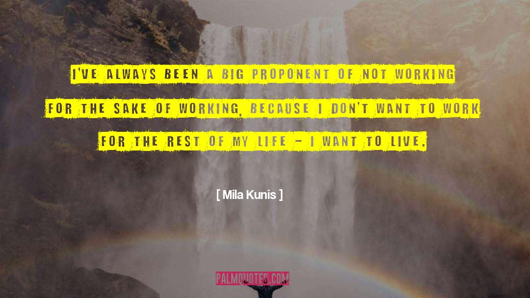 Proponent quotes by Mila Kunis