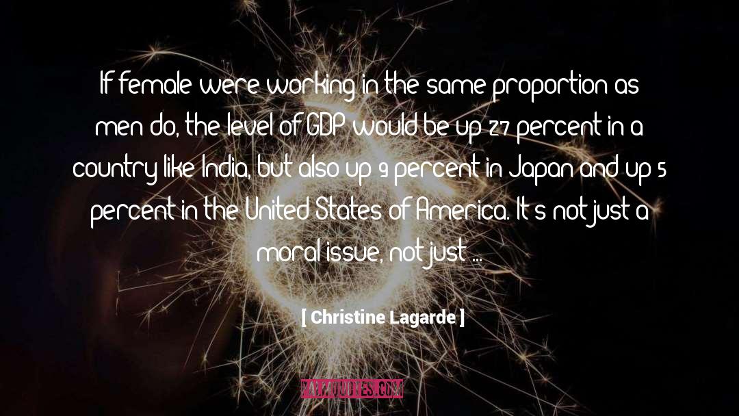 Proportion quotes by Christine Lagarde