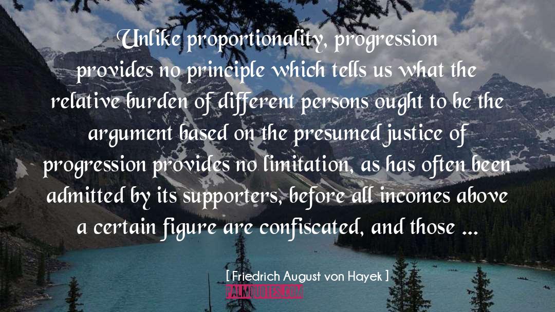 Proportionality quotes by Friedrich August Von Hayek