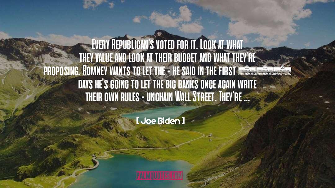 Proposing quotes by Joe Biden