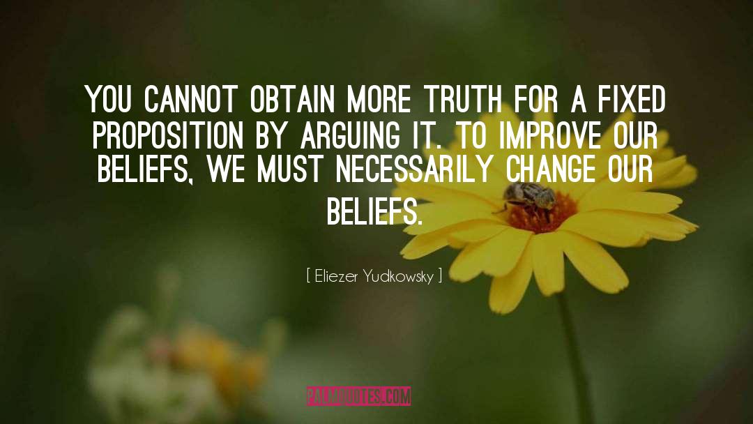 Proposition quotes by Eliezer Yudkowsky