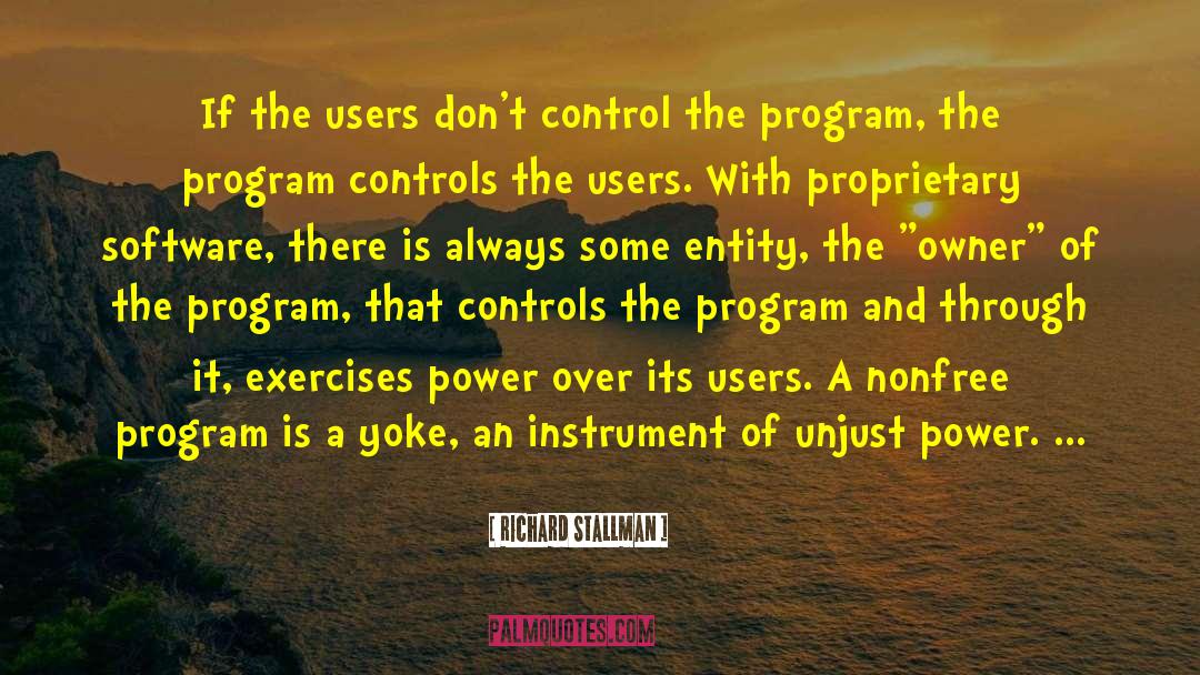 Proprietary Blend quotes by Richard Stallman