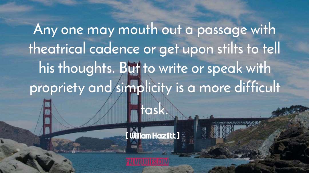 Propriety quotes by William Hazlitt