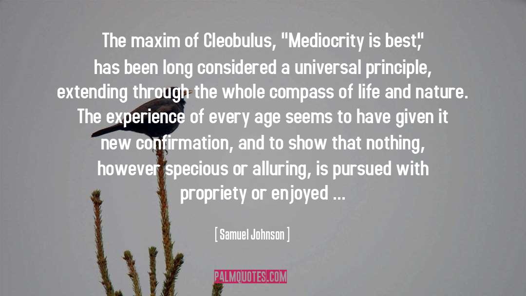 Propriety quotes by Samuel Johnson