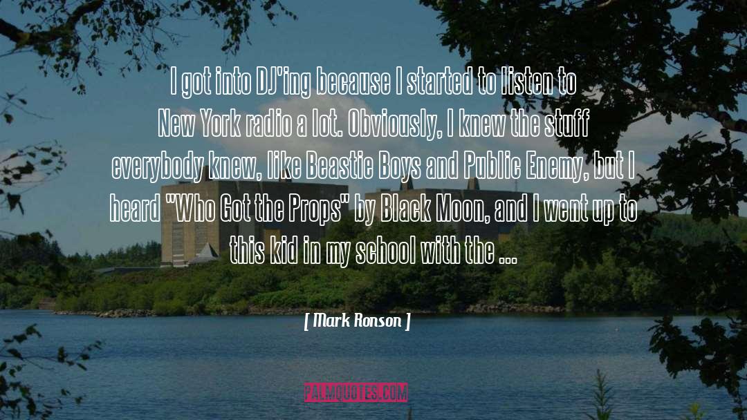 Props quotes by Mark Ronson