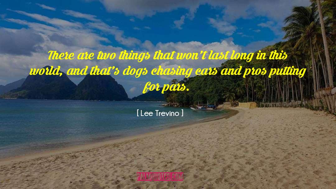 Pros And Cons quotes by Lee Trevino