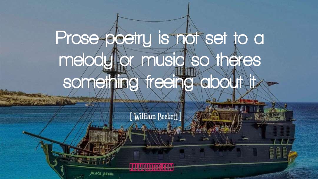 Prose quotes by William Beckett