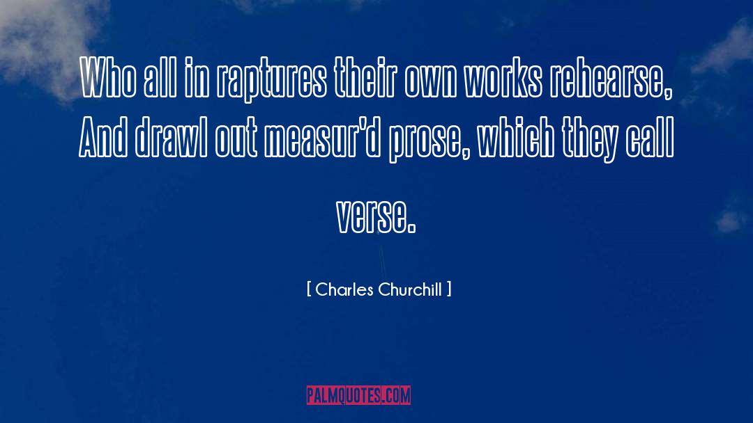 Prose quotes by Charles Churchill