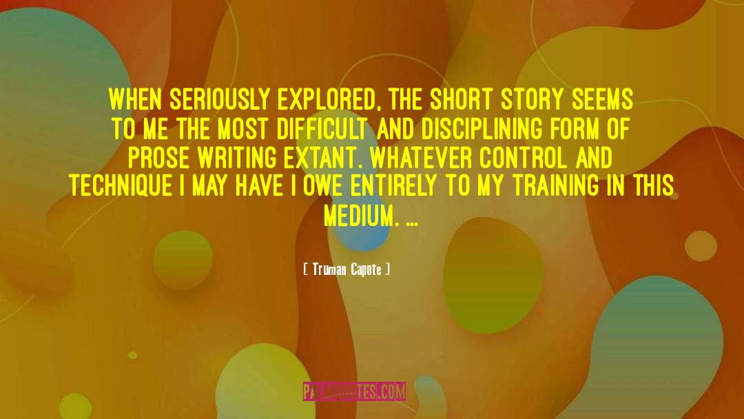 Prose Writing quotes by Truman Capote