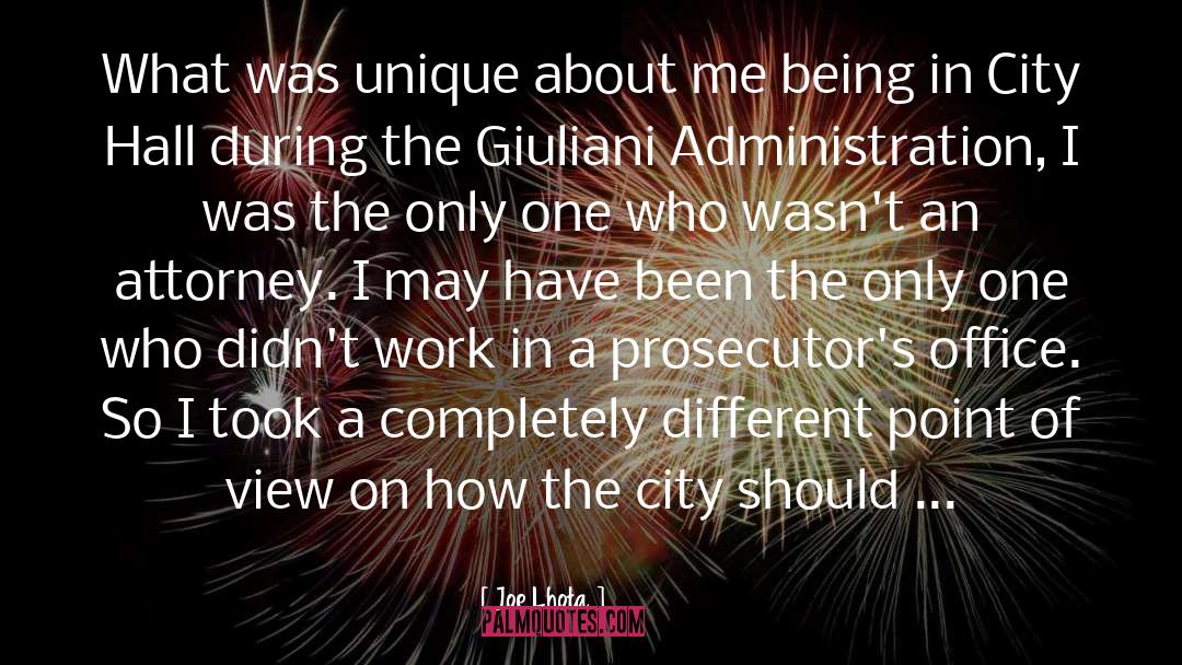 Prosecutors quotes by Joe Lhota
