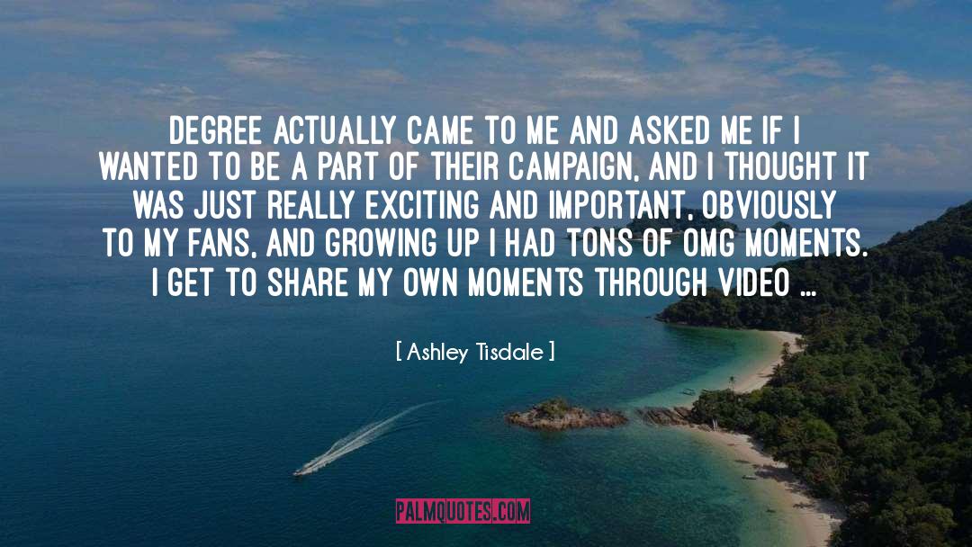 Prosopagnosia Video quotes by Ashley Tisdale