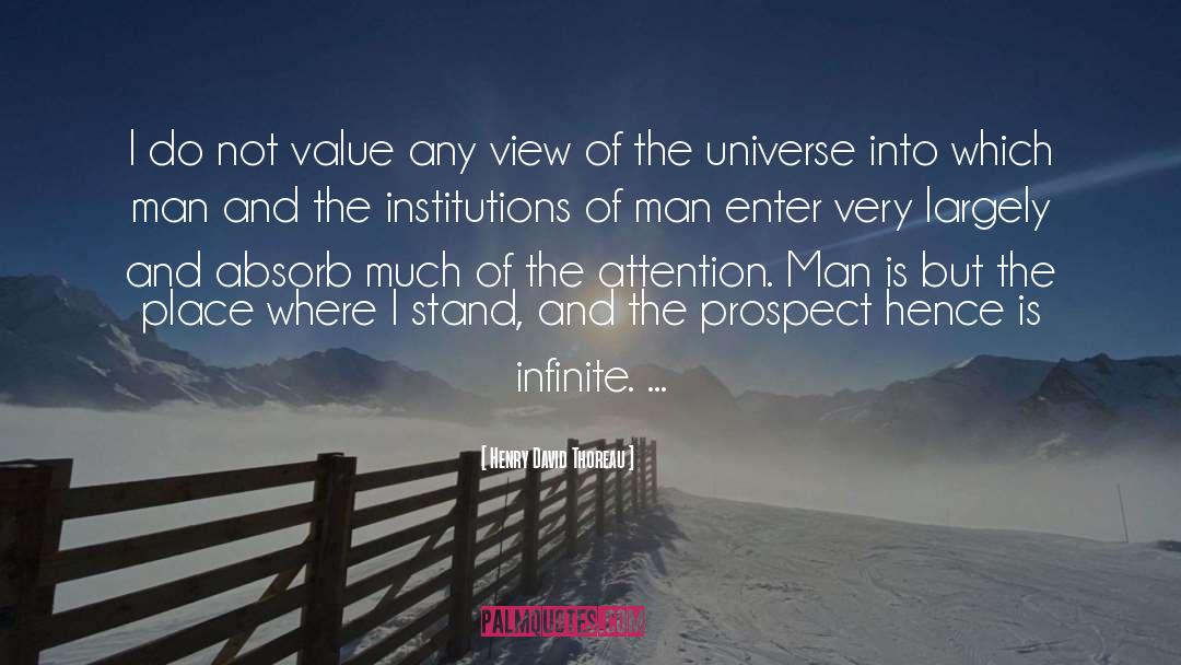 Prospect quotes by Henry David Thoreau