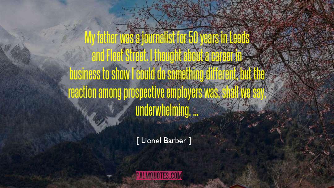 Prospective quotes by Lionel Barber