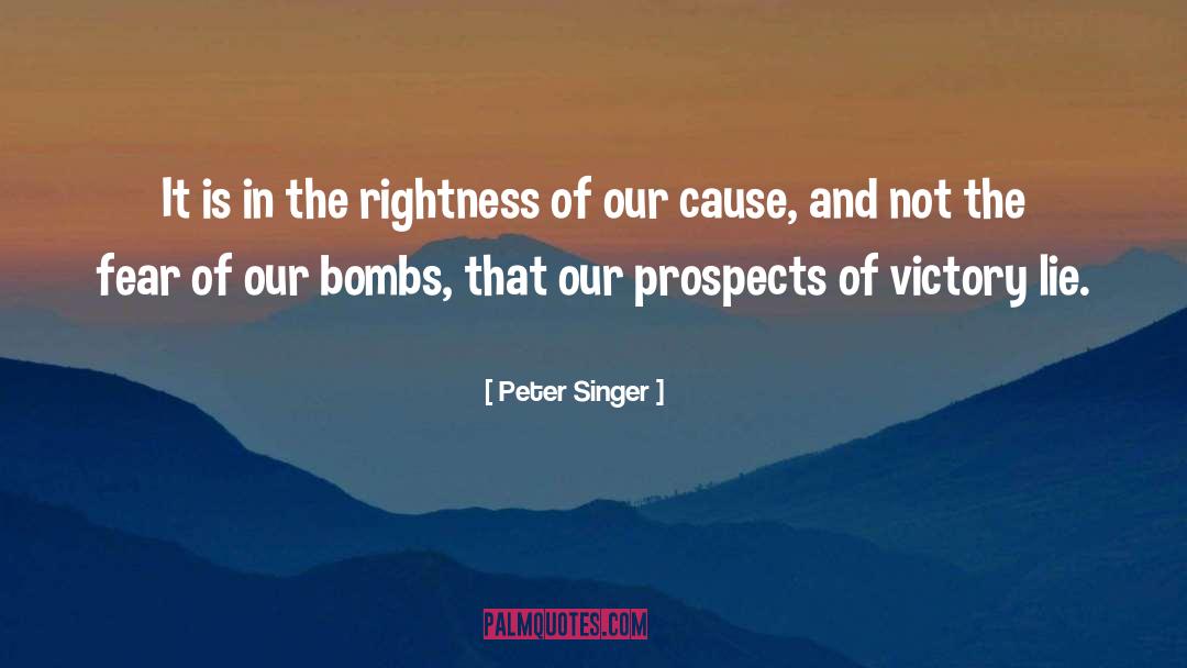 Prospects quotes by Peter Singer