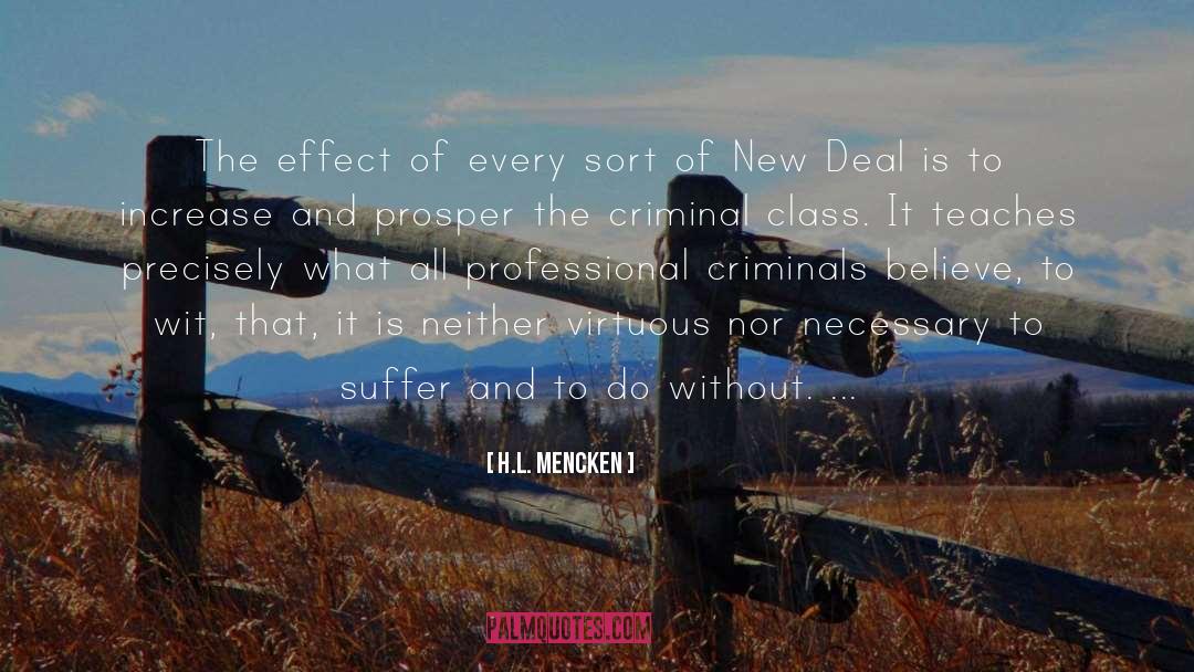 Prosper quotes by H.L. Mencken