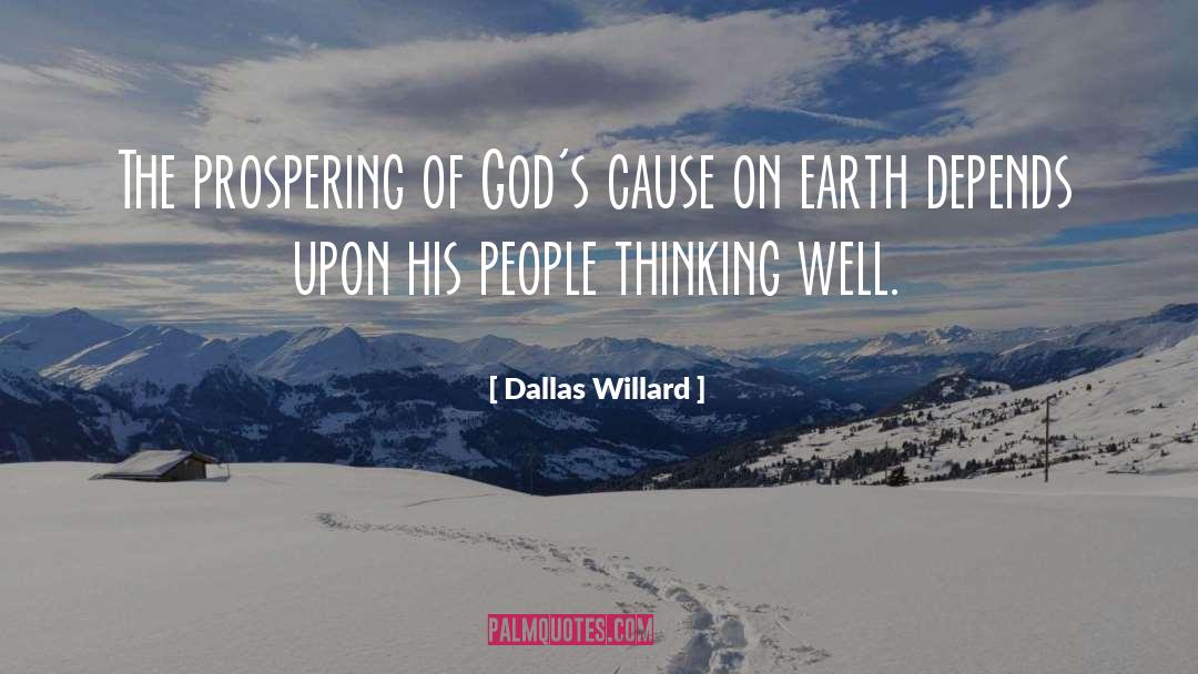 Prospering quotes by Dallas Willard