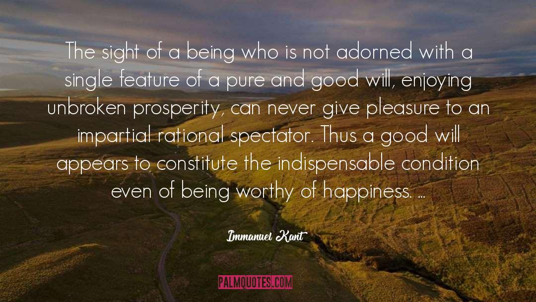 Prosperity quotes by Immanuel Kant