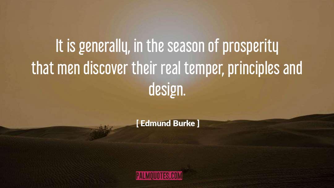 Prosperity quotes by Edmund Burke