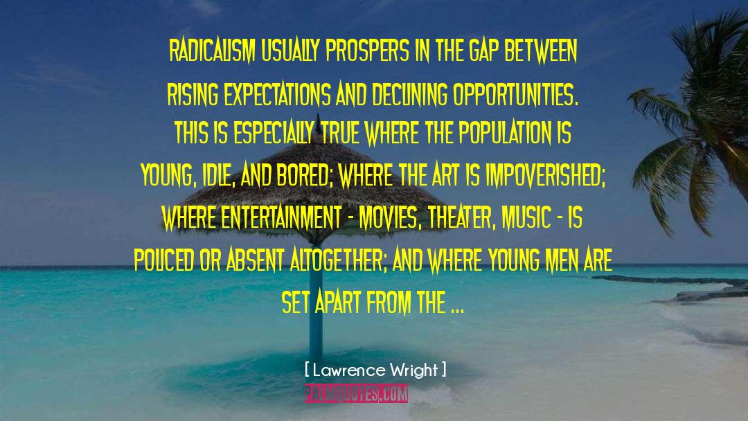 Prospers quotes by Lawrence Wright