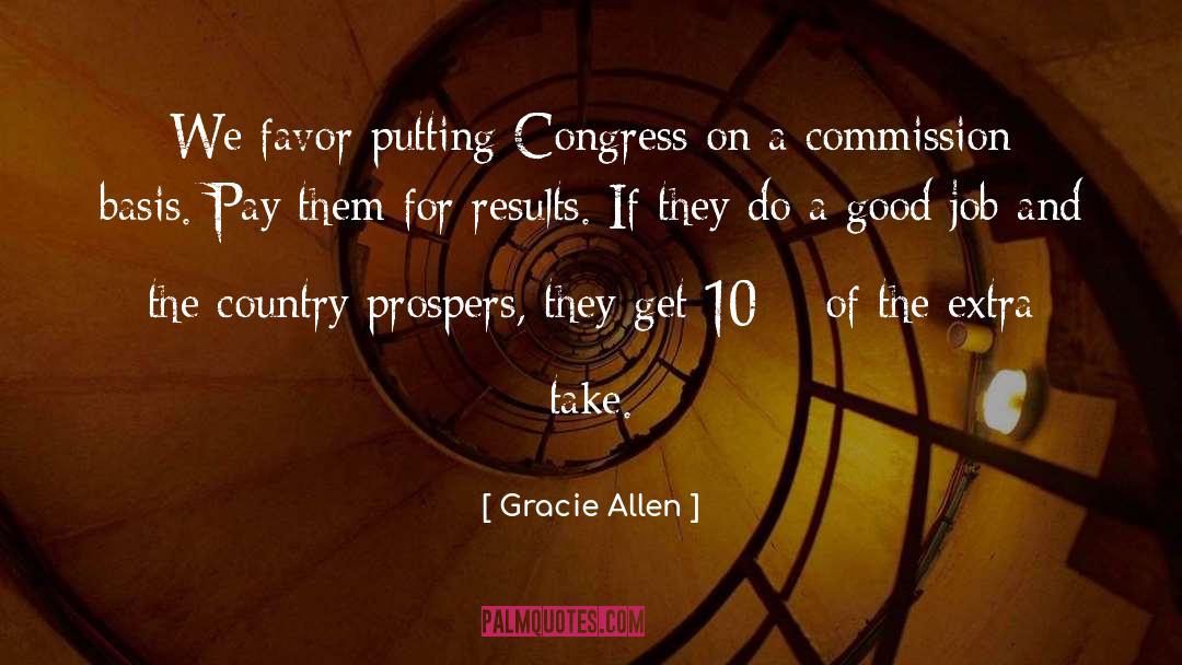 Prospers quotes by Gracie Allen