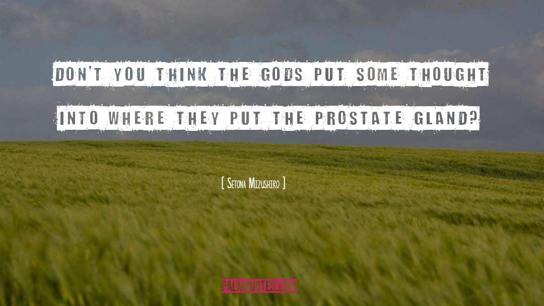 Prostate Gland quotes by Setona Mizushiro