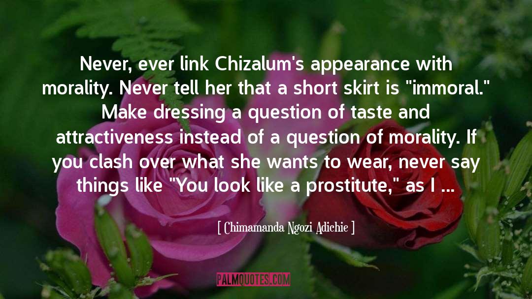 Prostitute quotes by Chimamanda Ngozi Adichie