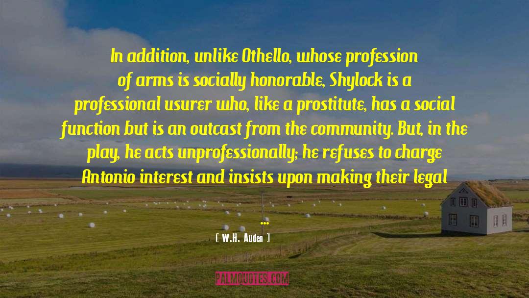 Prostitute quotes by W.H. Auden
