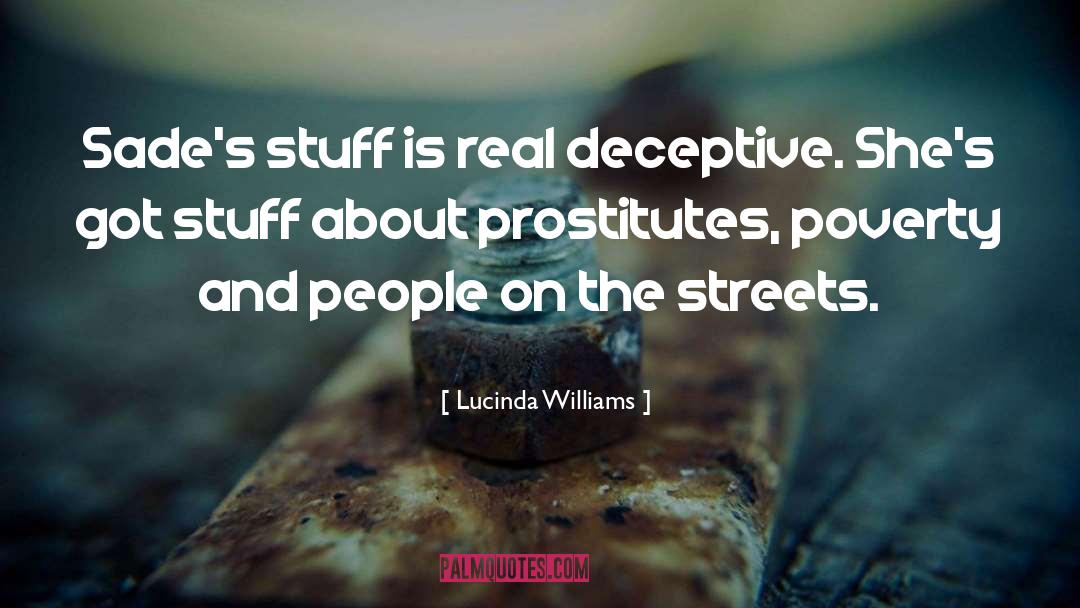 Prostitutes quotes by Lucinda Williams