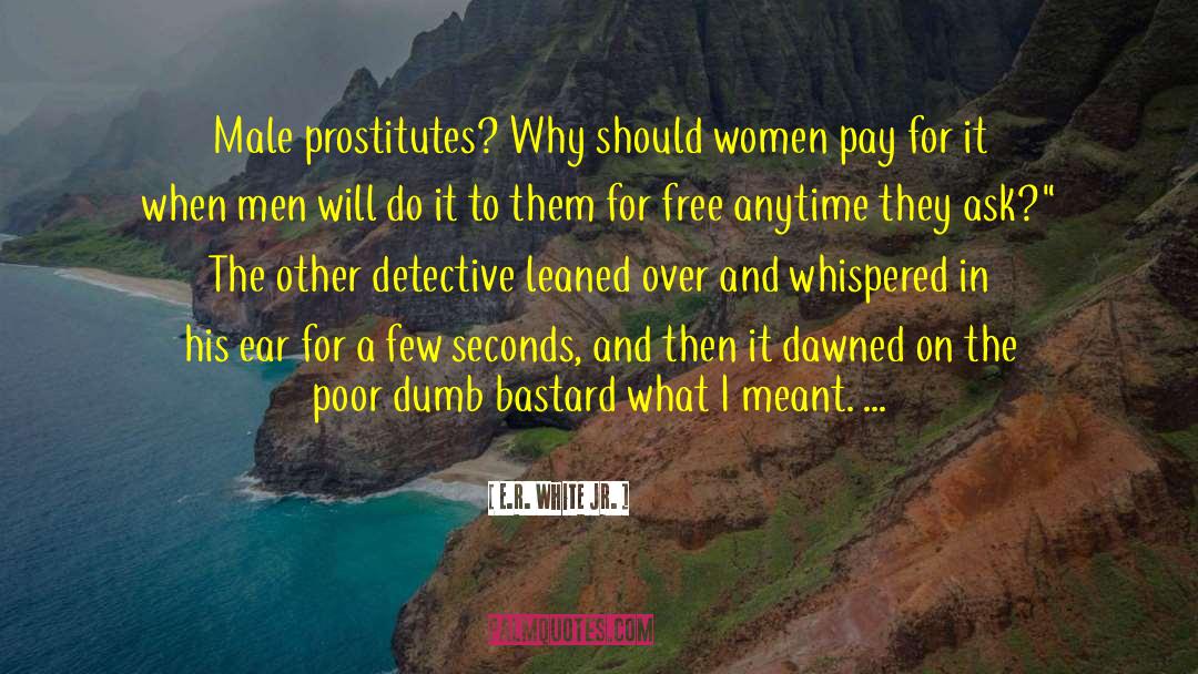 Prostitutes quotes by E.R. White Jr.