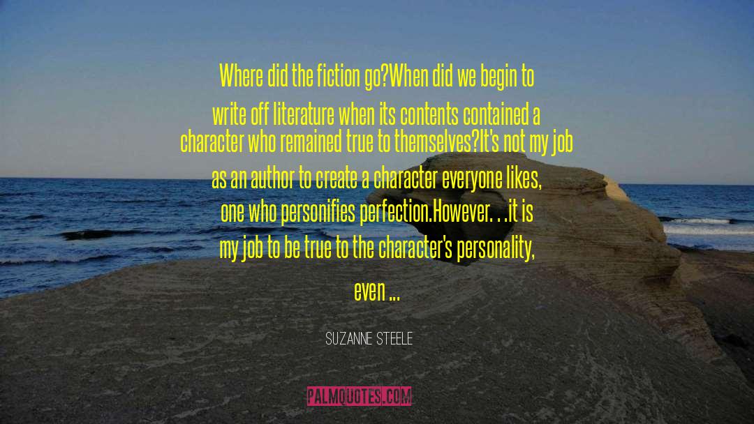 Protagonists quotes by Suzanne Steele
