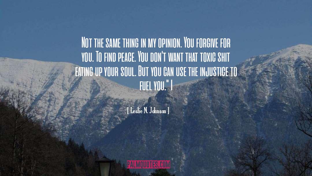 Protect The Peace quotes by Leslie N. Johnson