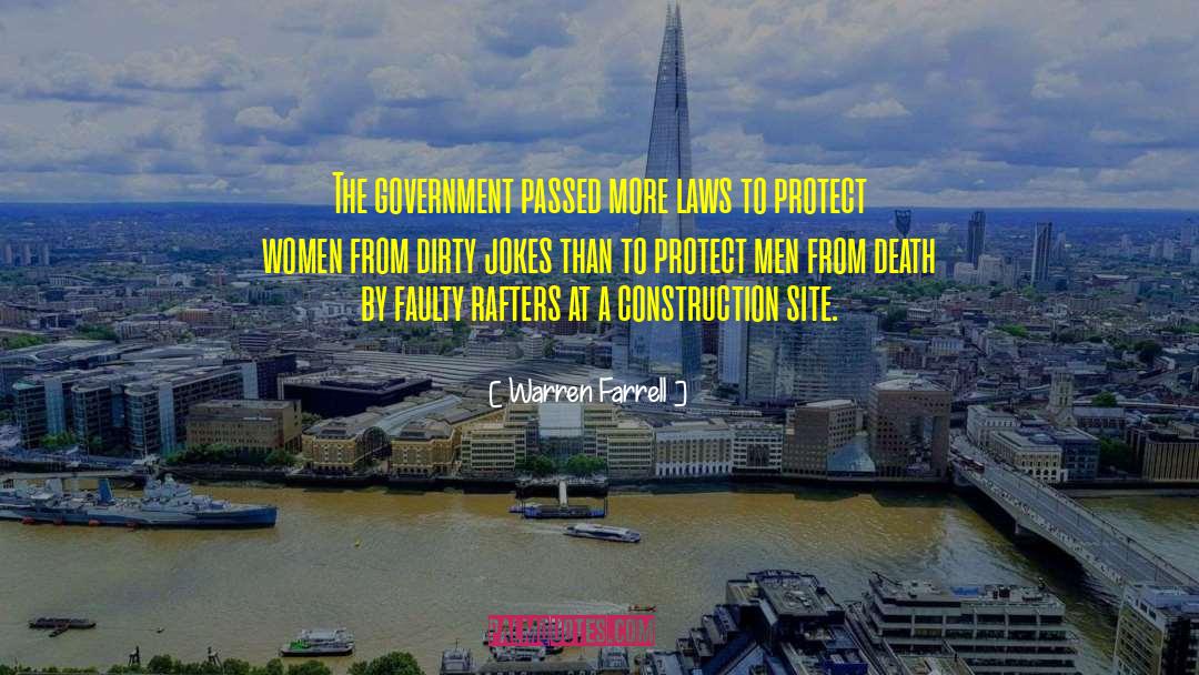 Protect Women quotes by Warren Farrell