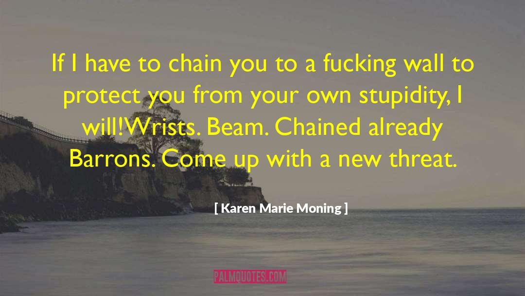 Protect Women quotes by Karen Marie Moning