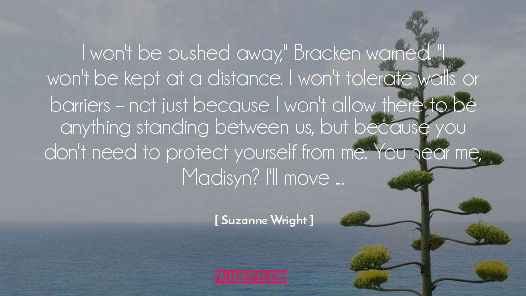 Protect Yourself quotes by Suzanne Wright