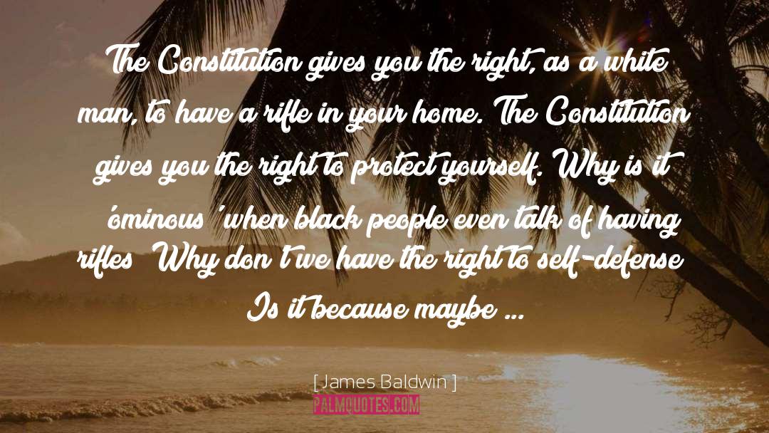 Protect Yourself quotes by James Baldwin