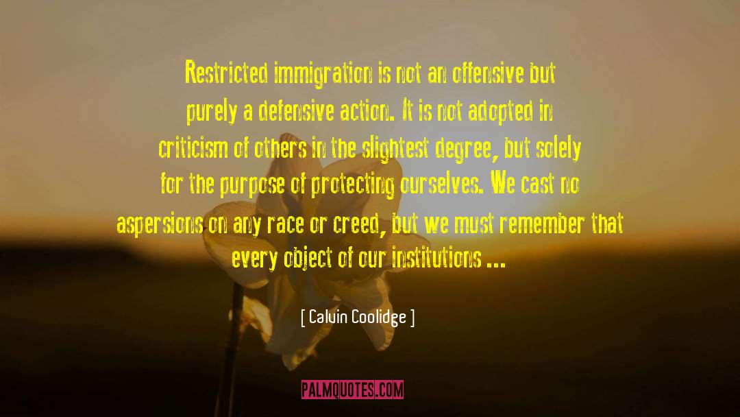 Protecting Ourselves quotes by Calvin Coolidge