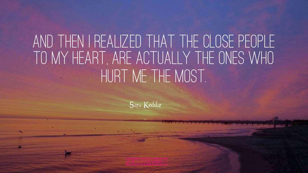 Protecting Your Heart From Getting Hurt quotes by Sara Keddar