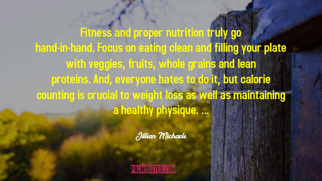 Proteins quotes by Jillian Michaels
