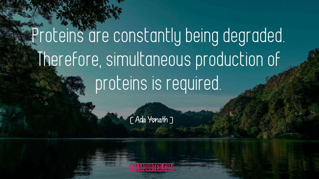 Proteins quotes by Ada Yonath