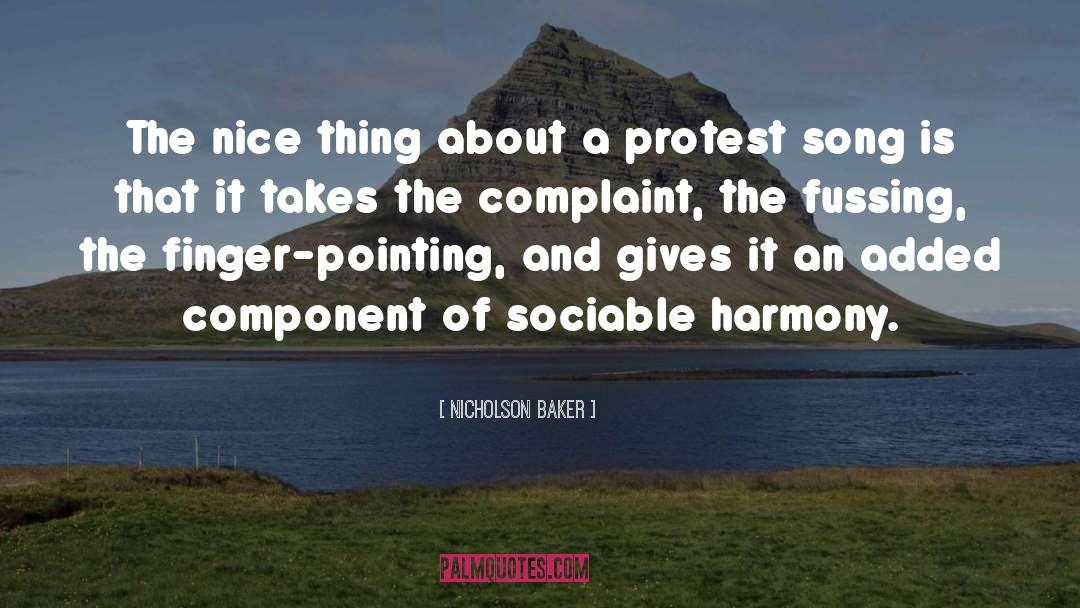 Protest quotes by Nicholson Baker