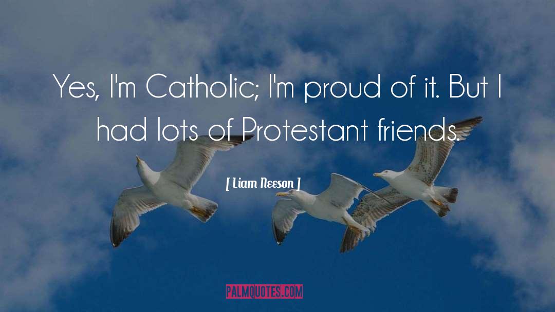 Protestant quotes by Liam Neeson