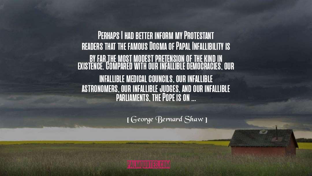 Protestant Reformation quotes by George Bernard Shaw