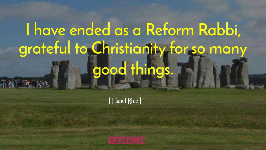 Protestant Reformation quotes by Lionel Blue