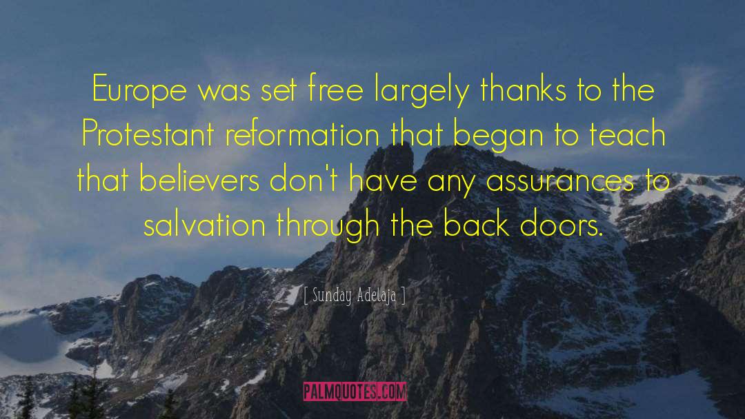 Protestant Reformation quotes by Sunday Adelaja