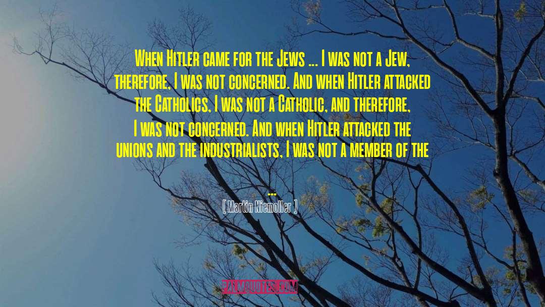 Protestants quotes by Martin Niemoller